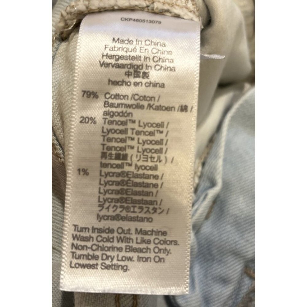 Madewell The MomJean Women's Size 26 *25x24.5* Lite Blue Demin High-Rise Cropped - Picture 5 of 13